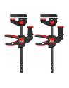 BESSEY 2x one-hand table clamp EZR15SET (black/red, 150 / 60) - nr 1