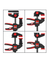 BESSEY 2x one-hand table clamp EZR15SET (black/red, 150 / 60) - nr 8