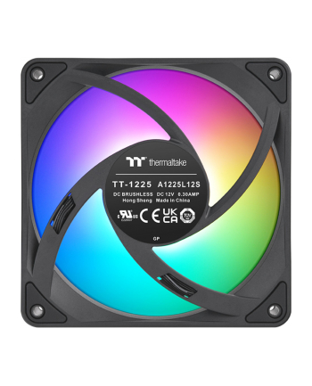 Thermaltake CT120 EX Reverse ARGB Sync PC Cooling Fan, Case Fan (Black, Pack of 3)