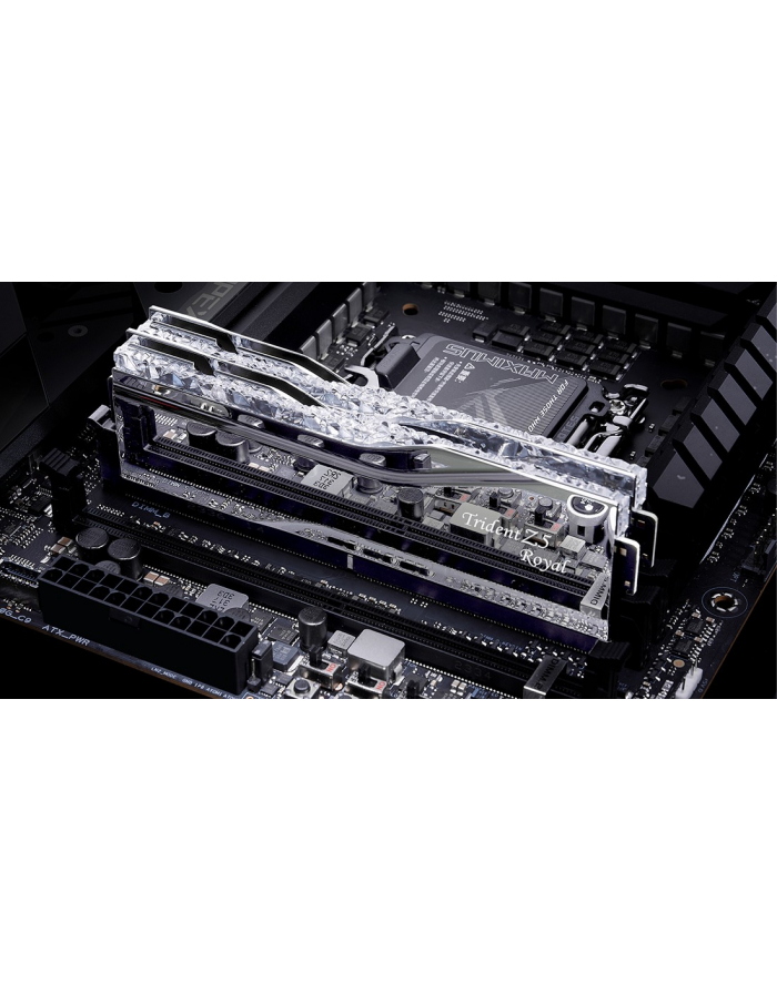 G.Skill DDR5 - 48GB - 8000 - CL - 40 (2x 24 GB) Dual-Kit (silver, F5-8000J4048F24GX2-TR5S, Trident Z5 Royal, INTEL XMP) główny