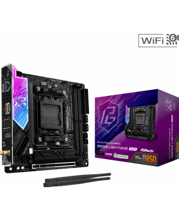 asrock Płyta główna B850I LIGHTNING WIFI AM5 2DDR5 ITX