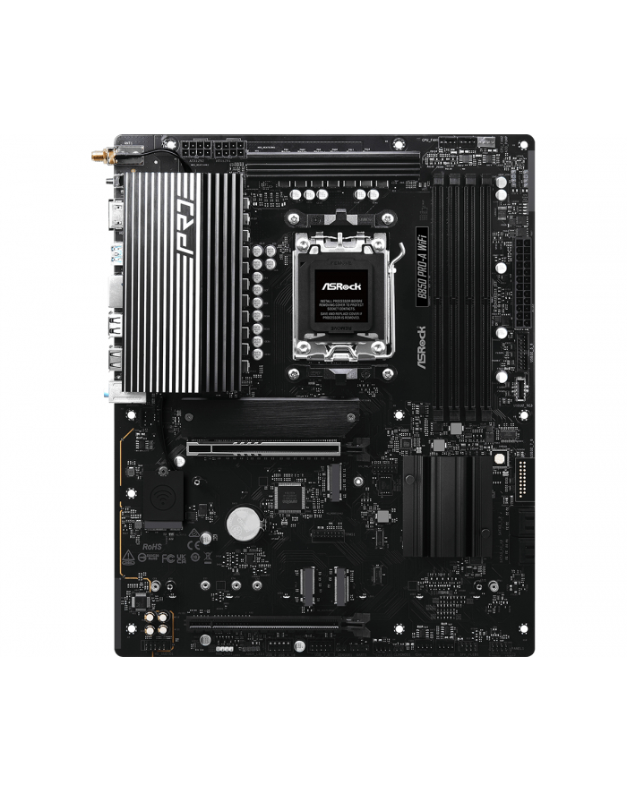 asrock Płyta główna B850 PRO-A WIFI  AM5 4DDR5 ATX główny