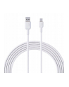 aukey CB-NAC1 White nylonowy kabel USB C - USB A | 1m | 3A | 60W PD | 20V - nr 5