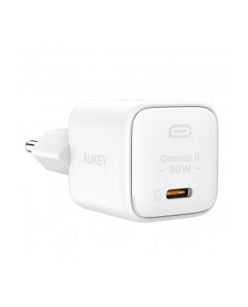 aukey PA-B1L White Omnia II Mini ładowarka sieciowa 1xUSB-C PowerDelivery 30W 5A