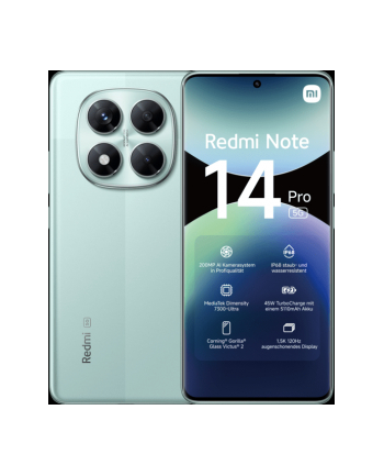 Smartfon Xiaomi Redmi Note 14 Pro 5G 8/256GB Coral Green