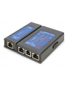 digitus Tester kabli sieciowych i komunikacyjnych LED, kat.5e-kat.6A, (RJ45, RJ12, RJ11), Auto-Scan z PoE - nr 22