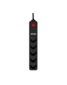 GEMBIRD ENERGENIE SPG5-U2-5 listwa zasilająca z USB 5 gniazd + 2x USB 2A 1.5m czarna - nr 1