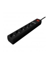 GEMBIRD ENERGENIE SPG5-U2-5 listwa zasilająca z USB 5 gniazd + 2x USB 2A 1.5m czarna - nr 4