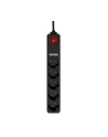 GEMBIRD ENERGENIE SPG5-U2-5 listwa zasilająca z USB 5 gniazd + 2x USB 2A 1.5m czarna - nr 6