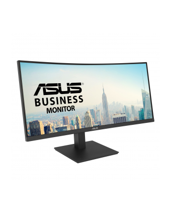 ASUS VA34VCPSR 34inch VA WLED Curved 1500R UWQHD 21:9 100Hz 300cd/m2 4ms HDMI DP USB-C USB hub 3xUSB 3.2 G1 Type-A RJ45 Black
