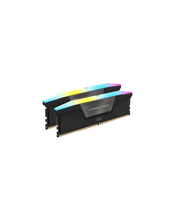 CORSAIR VENGEANCE RGB 64GB 2x32GB DDR5 6000MHz DIMM CL38-44-44-96 1.35V Std PMIC Intel XMP Memory Black główny