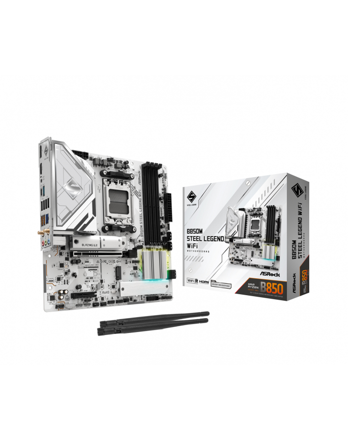 ASROCK B850M Steel Legend WiFi AM5 DDR5 mATX MB główny