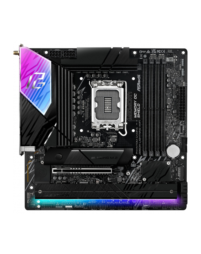 ASROCK B860M Lightning WiFi LGA1851 DDR5 mATX MB główny