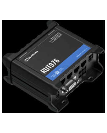 TELTONIKA NETWORKS RUT976 DUAL SIM Redcap 5G/4G/LTE RS232 RS485 I/O WiFi GNSS Router