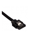 CORSAIR Premium Sleeved SATA Data Cable Set with Straight Connectors Black 60cm - nr 1
