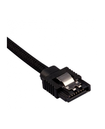 CORSAIR Premium Sleeved SATA Data Cable Set with Straight Connectors Black 60cm