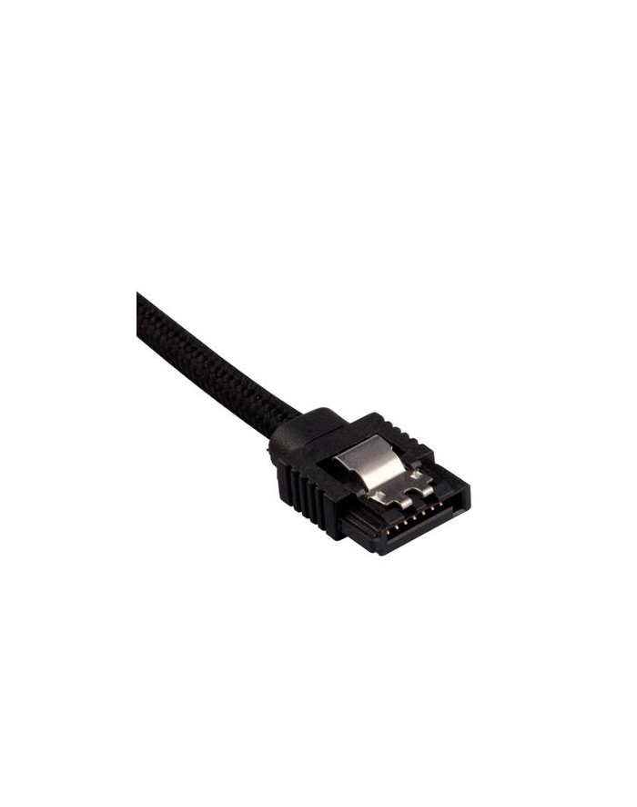 CORSAIR Premium Sleeved SATA Data Cable Set with Straight Connectors Black 60cm główny