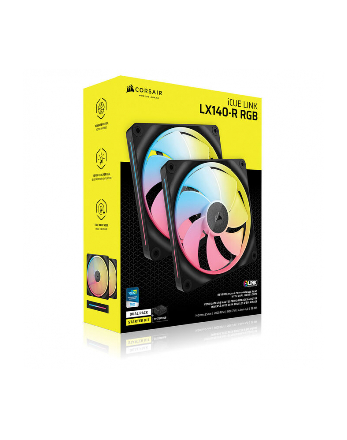 CORSAIR iCUE LINK LX140-R RGB 140mm Dual Fan Kit główny