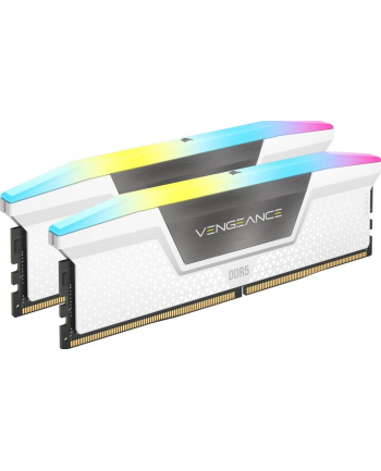 CORSAIR VENGEANCE RGB 32GB 2x16GB DDR5 6000MT/s CL36-44-44-96 1.40V Intel XMP ' AMD EXPO White nr 1