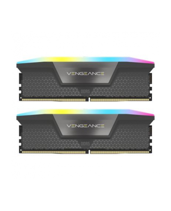 CORSAIR VENGEANCE RGB 96GB 2x48GB DDR5 6000MT/s CL30-36-36-76 1.40V AMD EXPO ' Intel XMP Grey nr 1