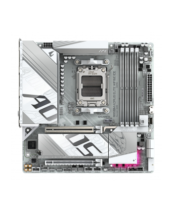 GIGABYTE B850M A ELT WF6E ICE AM5 MB 4xDDR5 4xSATA 2xM.2