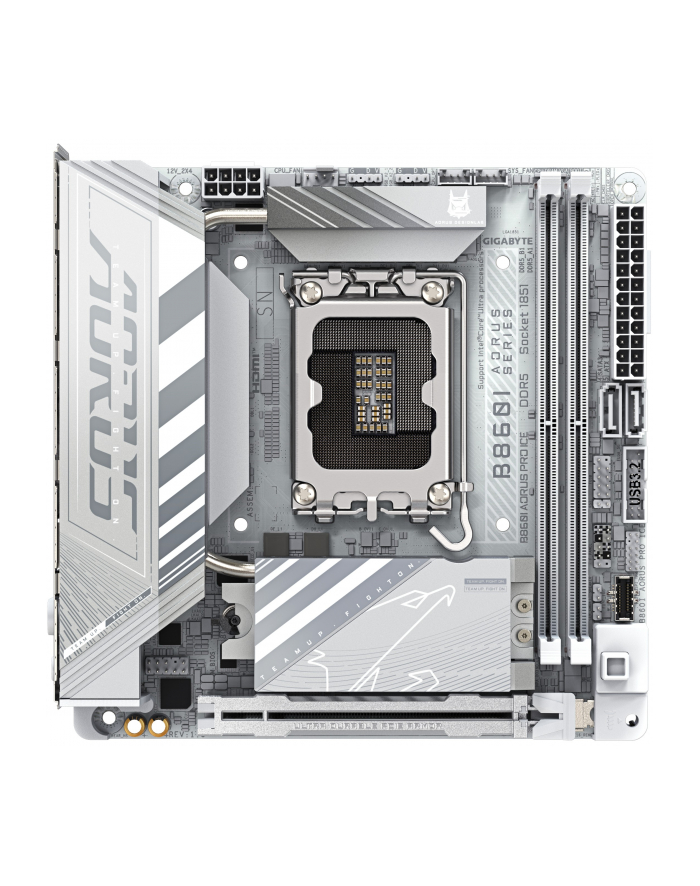 GIGABYTE B860I AORUS PRO ICE LGA1851 MB 2xDDR5 2xSATA 2xM.2 główny
