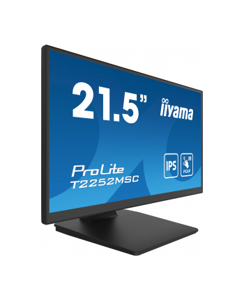 iiyama Monitor 22 cale T2252MSC-B2AG 10 PKT. POJ,IPS,HDMI,DP,2x1W,7H,2xUSB,  AG-(Anti Glare)