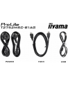 iiyama Monitor 27 '' T2752MSC-B1AG 10 PKT. POJ,IPS,HDMI,DP,2x1W,7H,2xUSB,  400cd/m2,AG-(Anti Glare) - nr 38