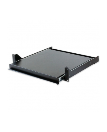 TECHLY Wysuwana półka na klawiaturę do szafy Rack 19inch 2U 400mm Czarna