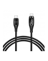 LOGILINK CU0181 Kabel USB 2.0 Type-C C/M na USB-C/M E-mark PD wyświetlacz czarny 1m - nr 1