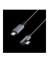 LOGILINK CU0182 Kabel USB 2.0 Type-C C/M kątowy na USB-C/M E-mark PD czarny 1m - nr 2