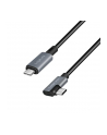 LOGILINK CU0183 Kabel USB 2.0 Type-C C/M kątowy na USB-C/M E-mark PD czarny 2m - nr 1