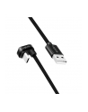 LOGILINK CU0195 Kabel USB 2.0 Type-C C/M kątowy na USB-A/M aluminium czarny 3m - nr 1