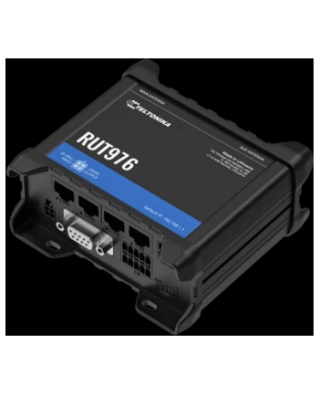 TELTONIKA NETWORKS RUT976 DUAL SIM Redcap 5G/4G/LTE RS232 RS485 I/O WiFi GNSS Router