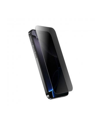 crong Privacy 3D Armour Glass - Hartowane szkło prywatyzujące iPhone 16 Pro