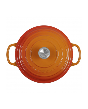 Le Creuset Signature Casserole round 22 cm ofenczerwony