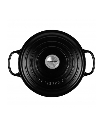 Le Creuset Signature Casserole round 26 cm black