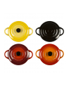 Le Creuset Stoneware Set of 4 petite Casseroles 10x5cm red - nr 3