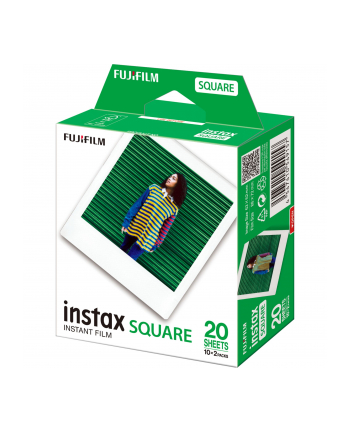 1x2 Fujifilm Instax Square Film BIAŁY frame NEW