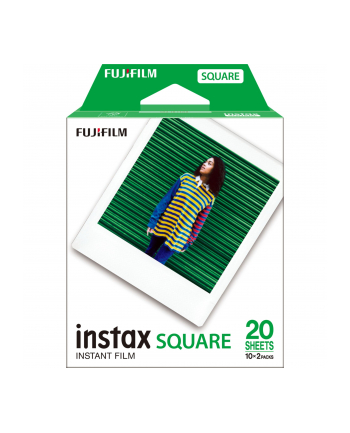 1x2 Fujifilm Instax Square Film BIAŁY frame NEW