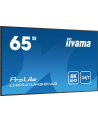 iiyama Monitor 65 '' LH6541UHS-B1AG VA,4K,24/7,LAN,USB,HDMI,500cd/m2,     Haze(25%),2x10W,Pion/Poziom - nr 34