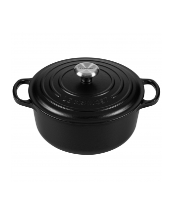 Le Creuset Signature Casserole round 20 cm black