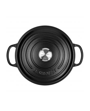 Le Creuset Signature Casserole round 20 cm black