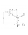 neomounts Uchwyt biurkowy DS60-425BL2 2LCD - nr 12