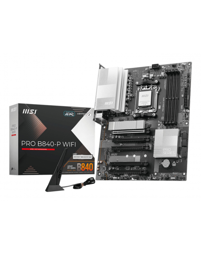 msi Płyta główna PRO B840-P WIFI AM5 4DD R5 ATX główny
