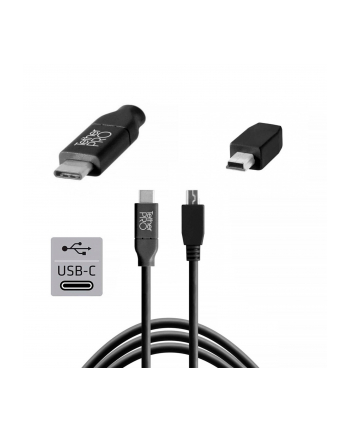 Tether Tools USB-C zu 2.0 Mini B 5-Pin 4,60m czarny