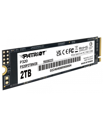Patriot P320 2TB M.2 2280 PCI-E x4 Gen3 NVMe (P320P2TBM28)