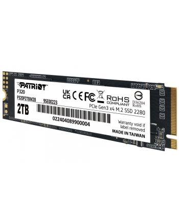 Patriot P320 2TB M.2 2280 PCI-E x4 Gen3 NVMe (P320P2TBM28)