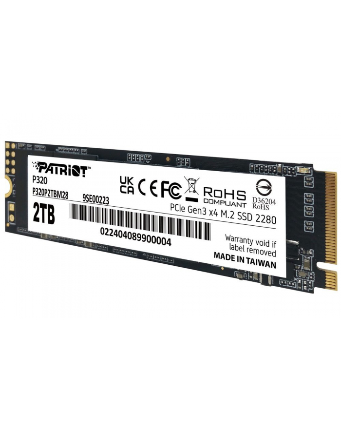 Patriot P320 2TB M.2 2280 PCI-E x4 Gen3 NVMe (P320P2TBM28) główny