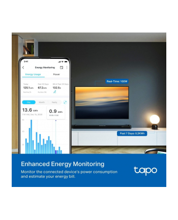 Tp-Link Tapo P110 gniazdko Mini Smart Plug WiFi zestaw 2 szt nr 2
